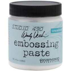 Embossing Paste CLEAR by Wendy Vecchi Studio 490 translucent